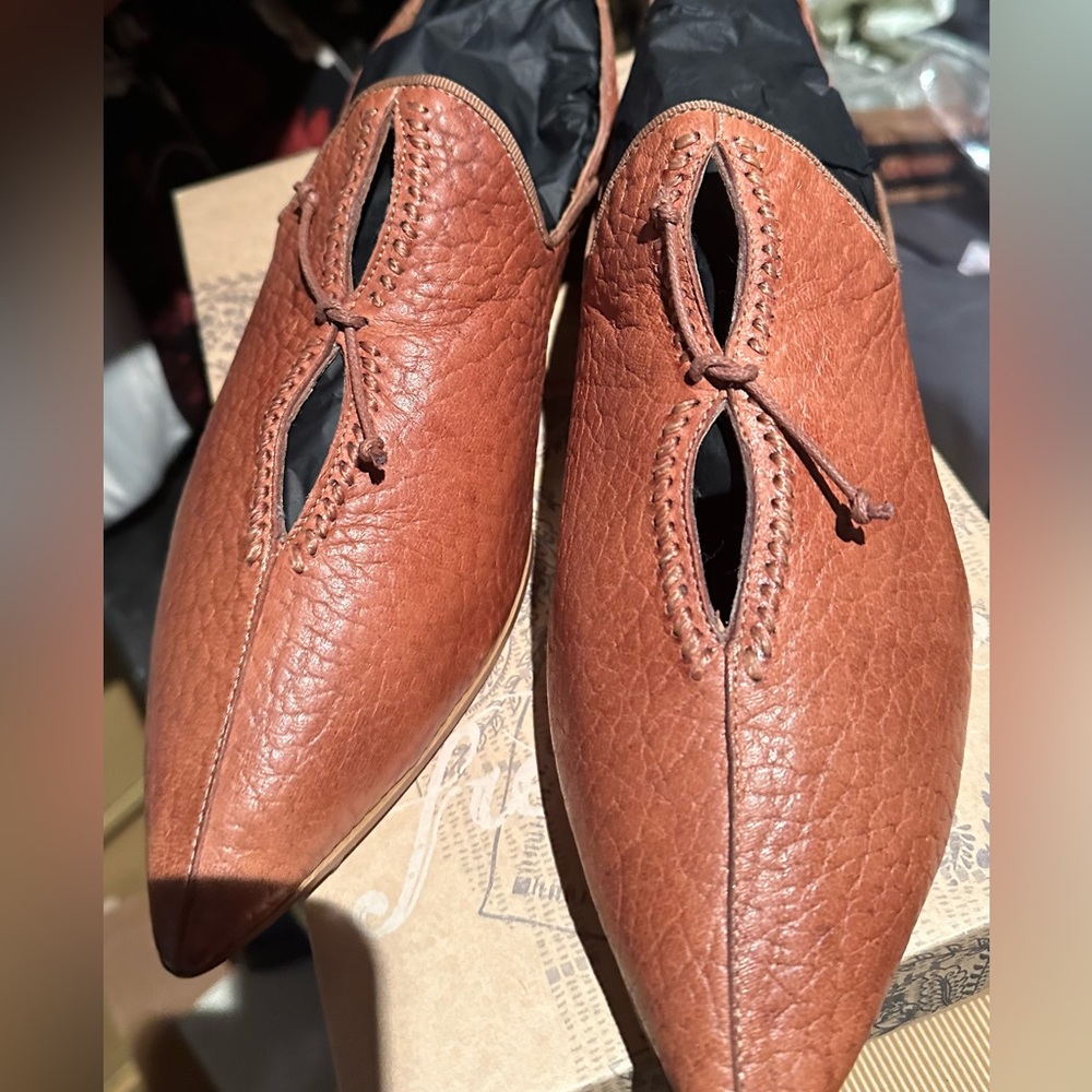 Free People St Lucia Leather Flat
